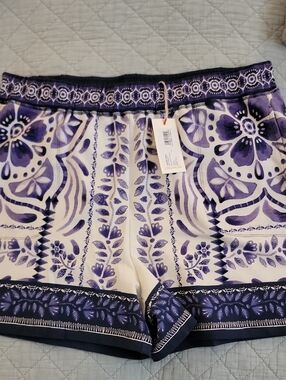 NWT Johnny Was Starling Easy Shorts Sz XL